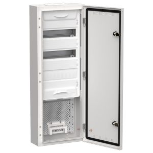 Щит мультимедийный комбинированный накладной ИЭК TITAN 5 ЩРн-36 (1х60) 835х310х140мм IP30 белый