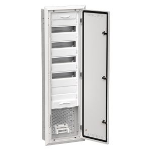Щит мультимедийный комбинированный встраиваемый ИЭК TITAN 5 ЩРв-60 (1х84) 1130х365х130мм IP30 белый