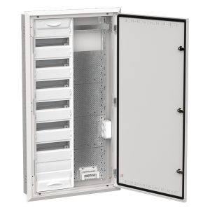 Щит мультимедийный комбинированный встраиваемый ИЭК TITAN 5 ЩРв-84 (2х84) 1130х625х130мм IP30 белый