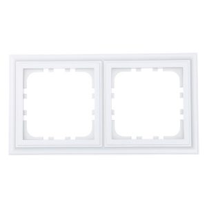Рамка 2-постовая Экопласт LK80 Classic белый