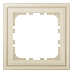 Рамка 1-постовая Экопласт LK80 Classic бежевый матовый