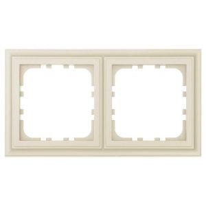 Рамка 2-постовая Экопласт LK80 Classic бежевый матовый