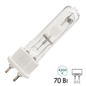 Лампа металлогалогенная Osram HCI-T 70W/942 4200K NDL Powerball G12 (МГЛ)