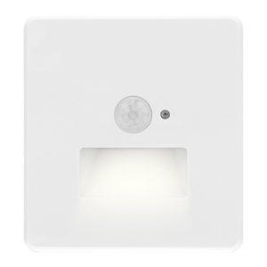 Подсветка настенная Kranz Miele Round для ног с датчиками движения и освещенности с рамкой перламутр