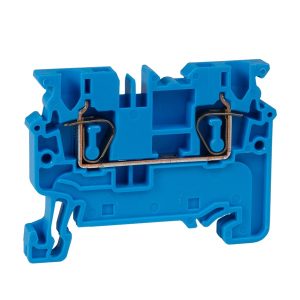 Клемма проходная пружинная КЭАЗ OptiClip CX-2.5-I-BU-24A-(0.2-2.5) синий