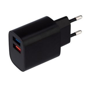 Сетевое зарядное устройство Rexant 2 x USB, 5V, 2.4 A, черное