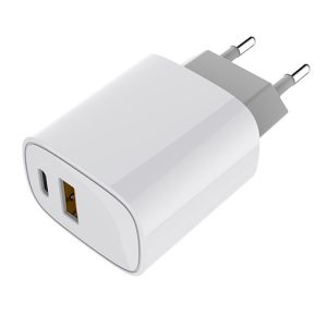 Сетевое зарядное устройство Rexant с двумя портами USB-A + USB-C, 20Вт