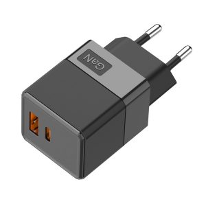 Сетевое зарядное устройство Rexant с двумя портами USB-A и USB-C, 35Вт Gan компактный