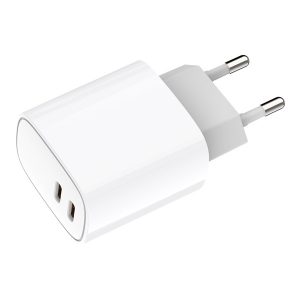 Сетевое зарядное устройство Rexant с двумя портами USB-C + USB-C, 20Вт