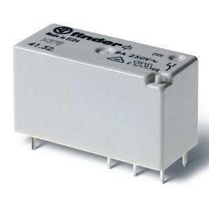 Миниатюрное реле Finder низкопрофильное 2СО 8А 24B DC влагонепроницаемое (RT|||)