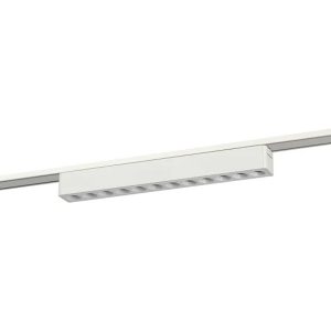 Магнитный трековый светильник ЭРА TRM-S5-2-12W4K-WH 12W 4000K 48V белый для тонкой системы