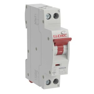 Дифференциальный автомат DKC YON max электронный MDR32 C32А 10мА тип А 1П+Н 6кА 1м (дифавтомат, АВДТ)