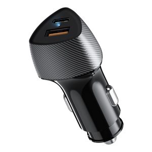 Автомобильное зарядное устройство c двумя портами Rexant USB-A QC 3.0 + USB-C PD c LED индикацией 20