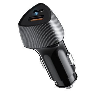 Автомобильное зарядное устройство с двумя портами Rexant USB-A QC 3.0 + USB-C PD с LED индикацией 51