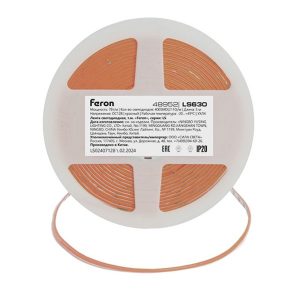Светодиодная COB лента Feron LS630 400SMD(2110) 7Вт/м 12V красный IP20 5000x3x1.8mm