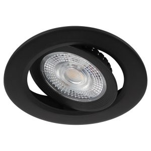 Светодиодный светильник ЭРА KL LED 25A-5 4K BK 5W 4200K круглый поворотный черный 5063079907880
