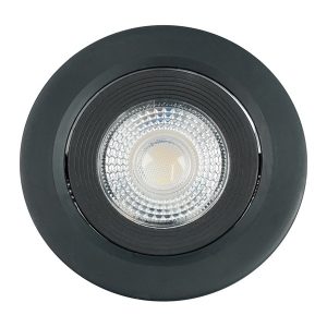 Светодиодный светильник Feron AL540 5W 4000K 400Lm черный, круглый встраиваемый d65/D75x16mm