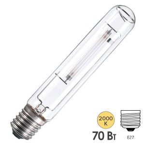 Лампа натриевая высокого давления Формула Света 70W E27 0,98A 6200Lm 28000h