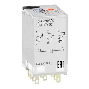Реле промежуточное КЭАЗ OptiRel G RP55-33-220D-10-CO 3НО/НЗ 10А 220DC