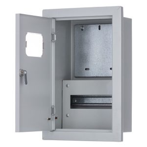 Корпус учетно-распределительный металлический встраиваемый DEKraft 430х280х160,1ф,9 модулей IP31