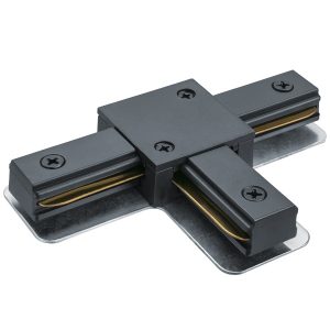 Коннектор Navigator NLT-C-1L-AS1-BL T-образный для однофазного шинопровода AS1 черный
