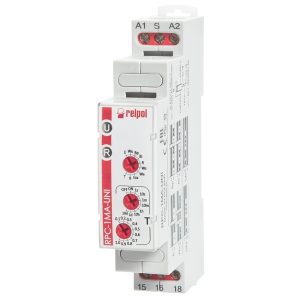 Реле времени многофункциональное Relpol RPC-1MA-UNI 16A 1CO AgSnO2 12-240В AC/DC 1с-10дней