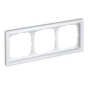 Рамка Systeme Electric ArtGallery Pure 3 поста органическое стекло, белый