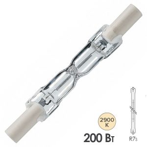 Лампа галогенная линейная Philips Plusline C 200W 240V R7s d12x78mm