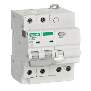 Устройство защиты от дугового пробоя DEKraft УЗДП-103 2P C63A 6кА