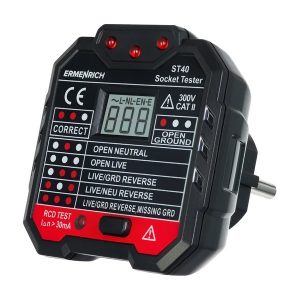 Тестер розеток Ermenrich Zing ST40