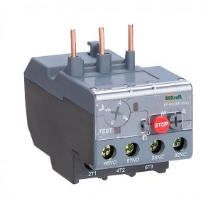 Реле тепловое для контакторов DEKraft КМ-102 09А-25А 0.16А-0.25А