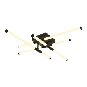 Светильник потолочный светодиодный ЭРА Модерн Fliss CLL-1 72W 3000-6500K RC черный с ДУ