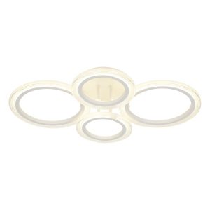 Светильник потолочный светодиодный ЭРА Модерн Ring CLL-1 59W 3000-6500K RC белый с ДУ