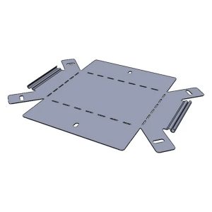 Угол вертикальный внутренний EKF 90 град. для металлического лотка 50x300 (плоский) 0,7мм