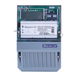 Электросчетчик Меркурий 230 ART-03 PQRSIDN 3*230/400В 5(7,5)А 0,5S/1.0 многотарифный ЖКИ IrDA RS485