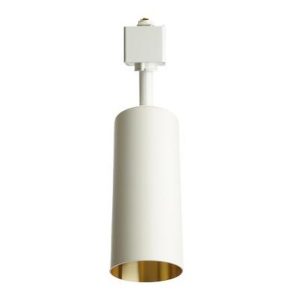 Светильник трековый Feron AL155 под лампу MR16 15W 230V GU10 IP40 однофазный, белый-золото