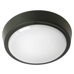 Светильник светодиодный накладной Feron AL3020 15W 4000K 1200Lm IP20 пластик, круглый черный D155x35