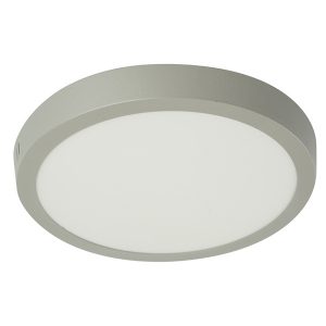 Светильник светодиодный накладной Feron AL504 18W 4000К 1260Lm круглый серый D210x24mm