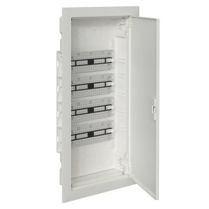 Щит мультимедийный встраиваемый КЭАЗ OptiBox Pro 48-VNM-IP40 непрозрачная белая дверца IP40