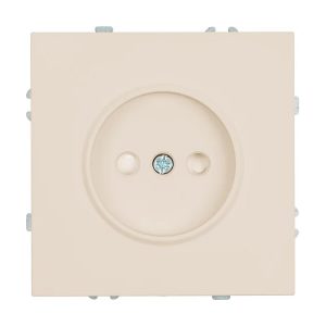 Розетка без заземления со шторками Stekker Эмили RST16-5109-08 16A, кашемир