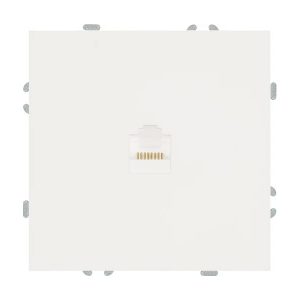Розетка компьютерная Stekker Эмили RST00-5117-01 RJ-45 кат.5e, белый фарфор