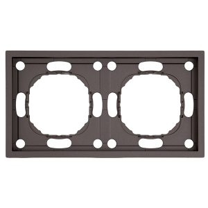 Рамка Stekker Эмили PFR00-5002-09 2 поста, антрацит