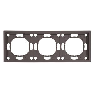 Рамка Stekker Эмили PFR00-5003-09 3 поста, антрацит