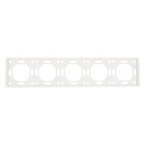 Рамка Stekker Эмили PFR00-5005-01 5 постов, белый фарфор
