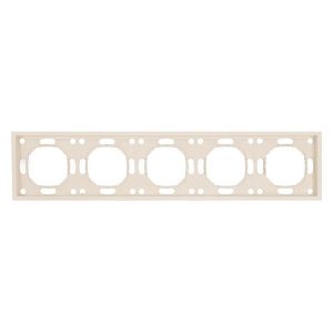 Рамка Stekker Эмили PFR00-5005-08 5 постов, кашемир