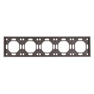 Рамка Stekker Эмили PFR00-5005-09 5 постов, антрацит