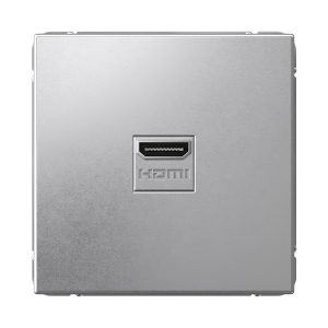 Розетка HDMI SE ArtGallery 2.0 А-А до 18 Гбит/с алюминий