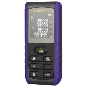 Лазерная рулетка Ermenrich Reel PRO GE40 измерение расстояний, площади, объема 0,05–40 м