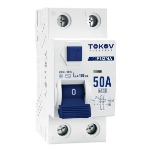 УЗО Tokov Electric Prizma 2Р 50А 100мА тип AC 6кА (ВДТ)