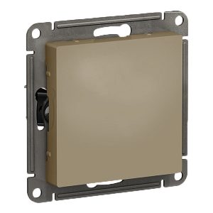 Перекрестный переключатель SE AtlasDesign 10A быстрозажимные клеммы, шампань [уп 5 шт]